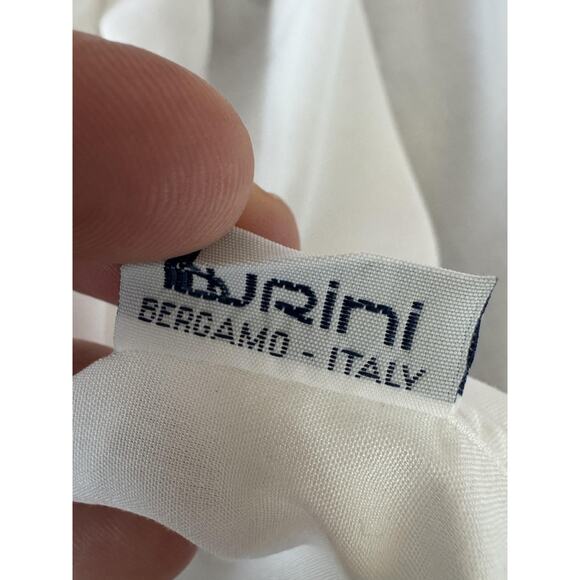 Brioni Dress Shirt Mens Large 15.5 White Tuxedo French Cuff Pintuck Pleat Italy - Picture 10 of 15
